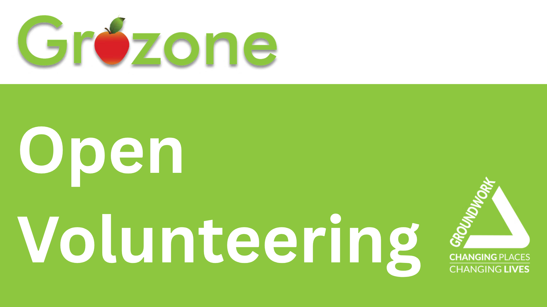Open Volunteering - Registration Required
